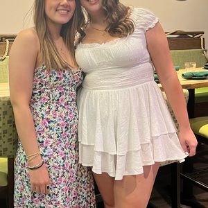 Princess polly white love galore romper size 12